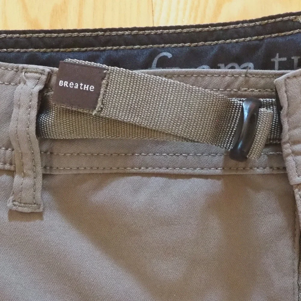 Prana Stretch Zion Cargo Shorts Men's 40x10 Olive Active Outdoor Hiking Fishing